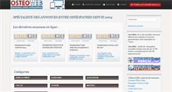 Desktop Screenshot of osteoweb.fr